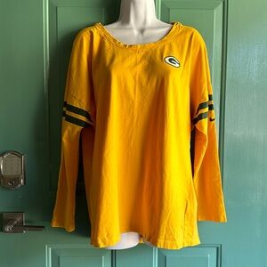 Green Bay Packers long sleeve Nike women’s top XL